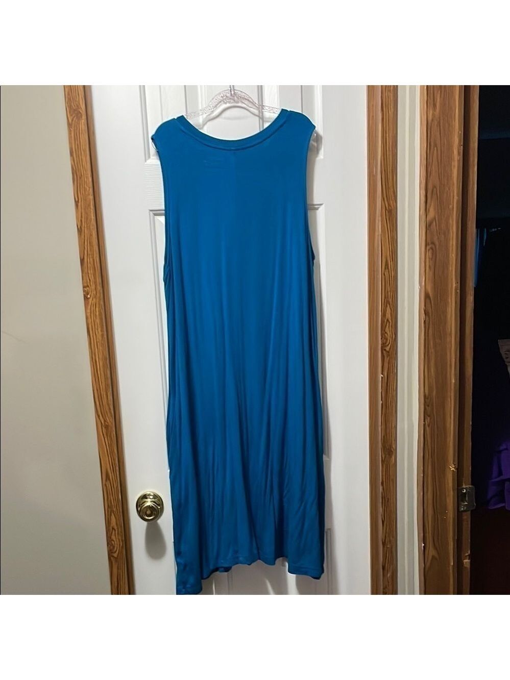 Time and Tru Blue Sleeveless Dress - Picture 5 of 5
